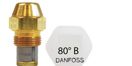 Danfoss - 80° B - halfvolle kegel