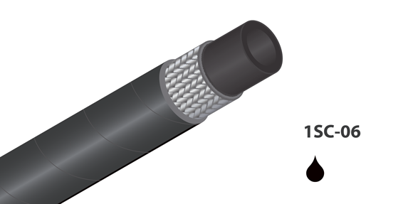 1SC-06 - (1/4&quot;) - Zwart