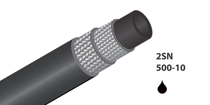 2SN Plus-10 - (3/8&quot;) - Zwart