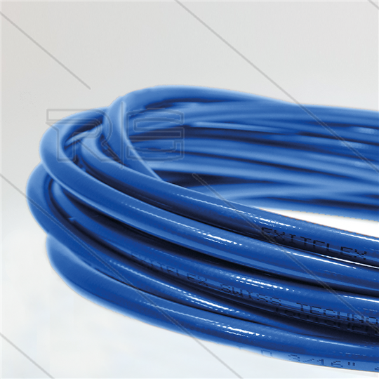 NW5 rioolslang - blauw - 250 Bar - Ø10,3mm - max 60° - per strekkende meter