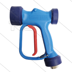 RB65 - blauw - messing - 24 Bar - 100 l/min - max 90°C - 1/2&quot; bi