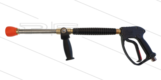 Spuit- / nevellans - verstelbaar - met RL30 pistool met swivel - L=768mm - nozzle 1,8mm - 250 Bar