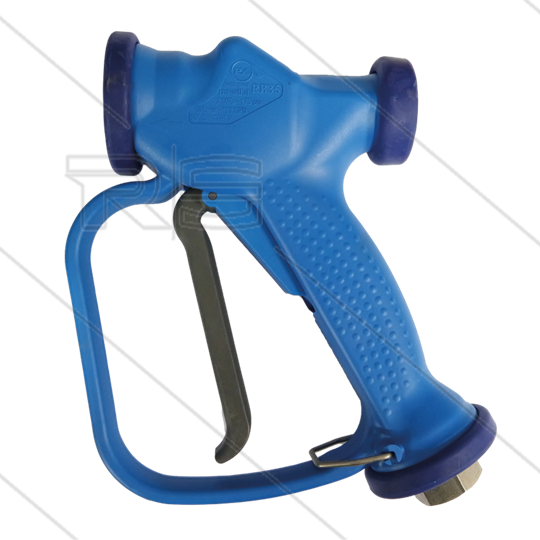 RB35 - met swivel - EPDM afdichting - 12 Bar - 50 l/min - max 80°C - 1/2" bi - grijze handle