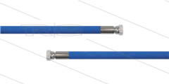 HD-slang blauw 5/16&quot; - 1SC - 50m - 2x 3/8&quot;W - geen KBS - 250 Bar