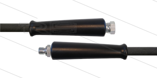 HD-slang zwart 5/16&quot; - 1SN Plus - 10m - 3/8&quot;W x 3/8&quot;bu - 2x KBS - 315 Bar
