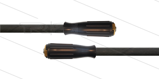HD-slang zwart 5/16&quot; - 1SN Plus - 20m - 2x M22x1,5 lange wartel - 315 Bar