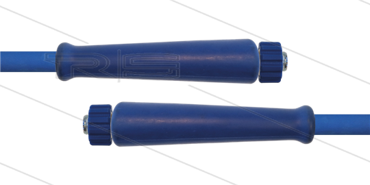 HD-slang blauw 1/2&quot; - 1SC - 35m - 2x M22x1,5 W conisch - 2x KBS - 250 Bar