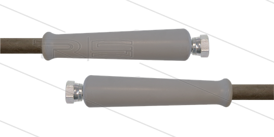 HD-slang grijs 5/16&quot; - 1SN Plus - 10m - 2x 1/2&quot;W - 2x KBS - 315 Bar