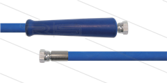 HD-slang blauw 3/8&quot; - 2SC - 10m - 2x 3/8&quot;W - 1x KBS - 400 Bar