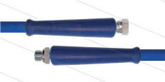 HD-slang blauw 1/2&quot; - 2SC - 10m - 3/8&quot;W x 3/8&quot;bu - 2x KBS - 400 Bar
