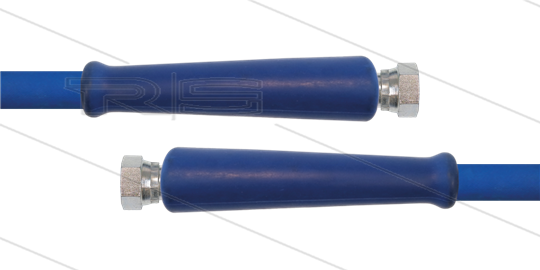 HD-slang blauw 1/2&quot; - 2SC - 100m - 2x 1/2&quot;W - 2x KBS - 400 Bar