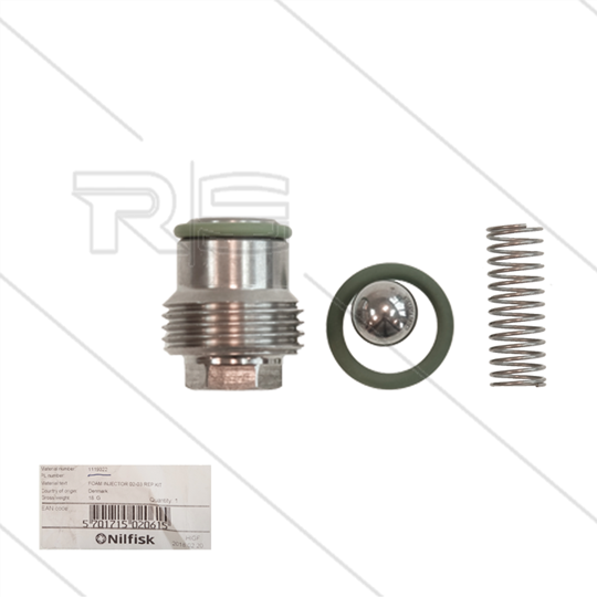 Revisieset regelknop voor KEW schuiminjector