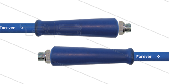 HD-slang blauw 5/16&quot; - 2SCX - Forever - 20m - 2x 3/8&quot;bu - 2x KBS - 400 Bar