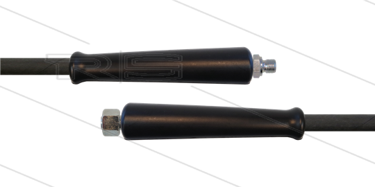HD-slang zwart 3/8&quot; - 2SC - 35m - 3/8&quot;bu x M22x1,5 (15L) DKOL - 2x KBS - 400 Bar