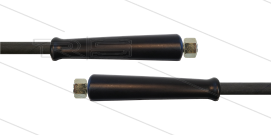 HD-slang zwart 3/8&quot; - 2SC - 10m - 2x M22x1,5 (15L) DKOL - 2x KBS - 400 Bar