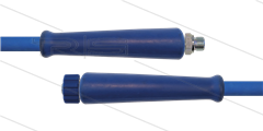 HD-slang blauw 3/8&quot; - 2SC - 10m - 3/8&quot;bu x M22x1,5 W vlak - 2x KBS - 400 Bar