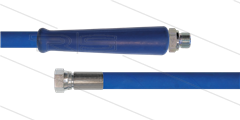 HD-slang blauw 1/2&quot; - 2SC - 15m - 3/8&quot;bu x 1/2&quot;W RVS - 1x KBS - 400 Bar