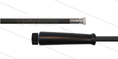 HD-slang zwart 3/8" - 1SC - 20m - 1/2"W x M22x1,5 W vlak - 1x KBS - 250 Bar