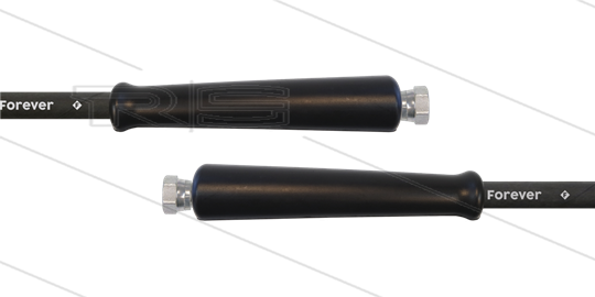 HD-slang zwart 5/16&quot; - 2SCX - Forever - 55m - 2x 3/8&quot;W - 2x KBS  - 400 Bar