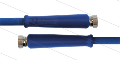HD-slang blauw 3/8&quot; - 2SC - 6,0m - 2x 3/8&quot;W - 2x KBS - 400 Bar