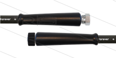 HD-slang zwart 1/2&quot; - 2SCX - Forever - 30m - 3/8&quot;W x M22x1,5 W - 2x KBS - 400 Bar