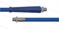 HD-slang blauw 1/2&quot; - 2SC - 30m - 2x 3/8&quot;bu - 1x KBS - 400 Bar
