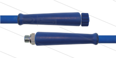 HD-slang blauw 1/2&quot; - 2SC - 10m - 3/8&quot;bu x M22x1,5 W vlak - 2x KBS - 400 Bar