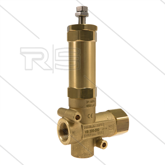 VB450/300 - 300 Bar - 450 l/min - max 60°C - In: 1 1/4&quot; bi - Uit: 1 1/4&quot; bi - Bypass: 1 1/2&quot; bi