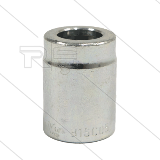 Pershuls - staal - 1/2&quot; DN12 - 1SC