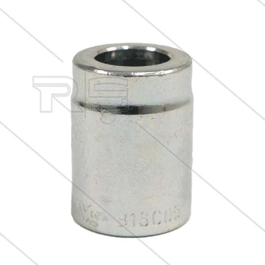 Pershuls - staal - 1/2&quot; DN12 - 1SC