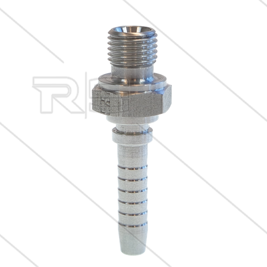 Persnippel - RVS - 5/16&quot; - 1/4&quot; buitendraad - SW19