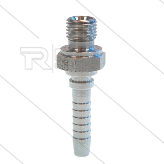 Persnippel - RVS - 5/16&quot; - 1/2&quot; buitendraad - SW27