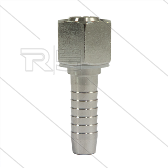 Persnippel - RVS - 1/4&quot; - 1/4&quot; wartel - SW17