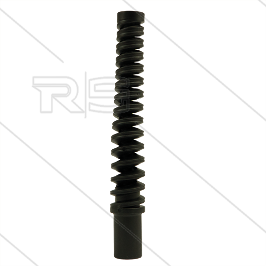 Knikbescherming spiraal - 1/4&quot; - zwart - passend op 1/4&quot; en Titan-slide slang