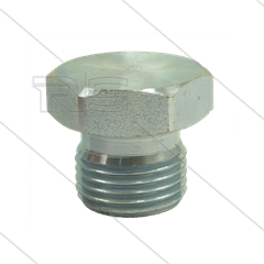 Stop zeskant - staal - 1/4&quot; bu - BSP