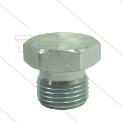 Stop zeskant - staal - 1/2&quot; bu - BSP