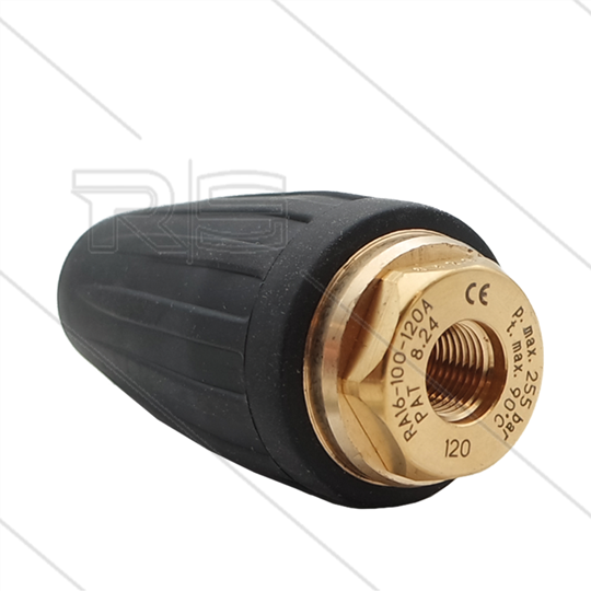 TN255 Vuilfrees 0.120 - 1/4" bi - 255 Bar - uitvoering zonder veer