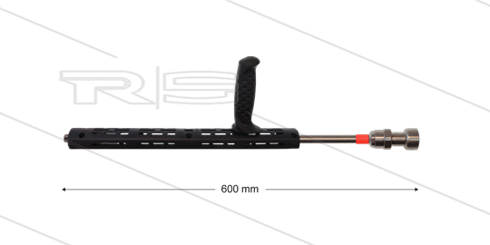 RP72 Schuimlans - L=60cm - nozzle 3,2 - 1/4&quot; bu - rode markering - (> 26 l/min)