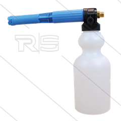 LS10 - schuimlans - blauw met flacon 2 Ltr - nozzle 1,5mm - 60 tot 200 Bar - 9 tot 15 l/min - 3/8&quot;bu