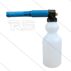 LS10 - schuimlans - blauw met flacon 2 Ltr - nozzle 1,5mm - 60 tot 200 Bar - 9 tot 15 l/min - 1/4&quot;bi