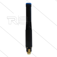 LS12 - schuimlans - zwart zonder injector - nozzle 2,5mm - 60 tot 200 Bar - 11 tot 21 l/min - 1/4&quot;bi