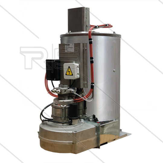 Branderketel - Tecno.mec - 230V - 11 t/m 13 l/min - 170 Bar - 43 kW - RVS mantel