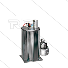 Branderketel - Tecno.mec - 230V - 13 t/m 15 l/min - 500 Bar - 64 kW - met vlambewaking - RVS mantel