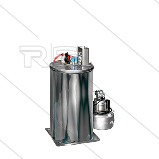 Branderketel - Tecno.mec - 230V - 13 t/m 15 l/min - 500 Bar - 64 kW - met vlambewaking - RVS mantel