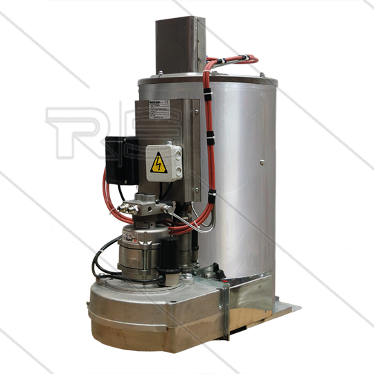 Branderketel - Tecno.mec - 230V - 18 t/m 21 l/min - 200 Bar - 78 kW - RVS mantel