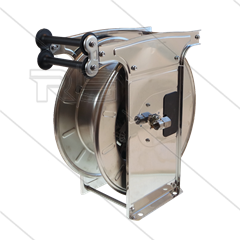 Haspelautomaat - type ALX - RVS - 20m - max 400 Bar - slang: 3/8"