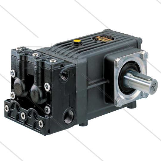 T33 A plunjerpomp - 1 x cil. as rechts - 30 l/min - 30 Bar - 650 tpm - 1,83 kW - As R - serie T