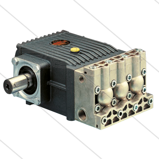 W4A/L plunjerpomp - 42 l/min - 50 Bar - 600 tpm - 4,04 kW - As L - serie 69 - Aluminium kop