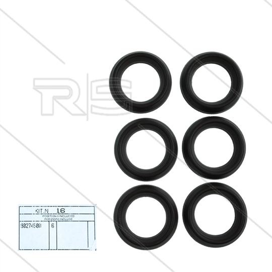 Kit 16 - Manchetset Ø24mm (6x)