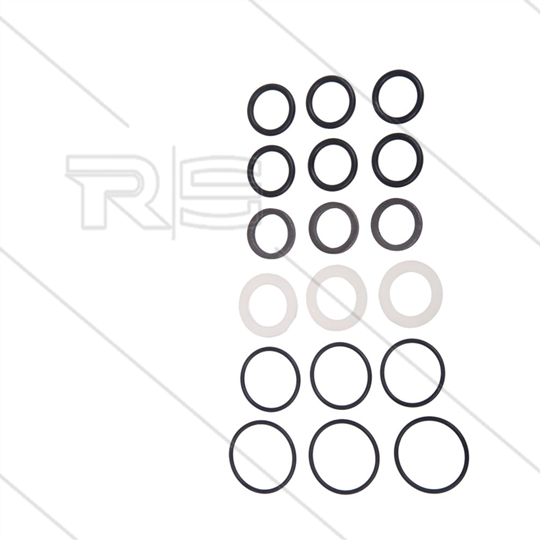 Kit 118 - Manchetset  Ø15mm voor 3 plunjers